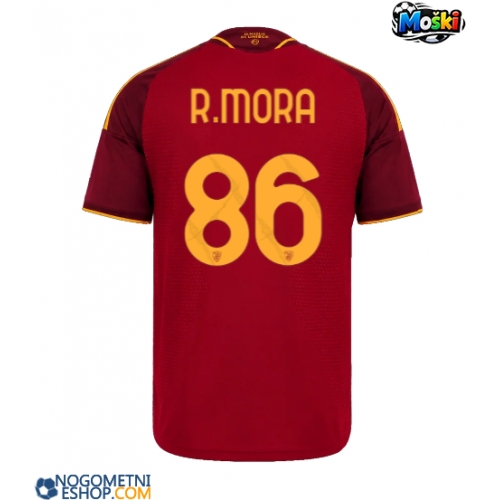 Moški Nogometni dresi AS Roma Rodrigo Mora #86 Domači 2026-27 Kratek Rokav